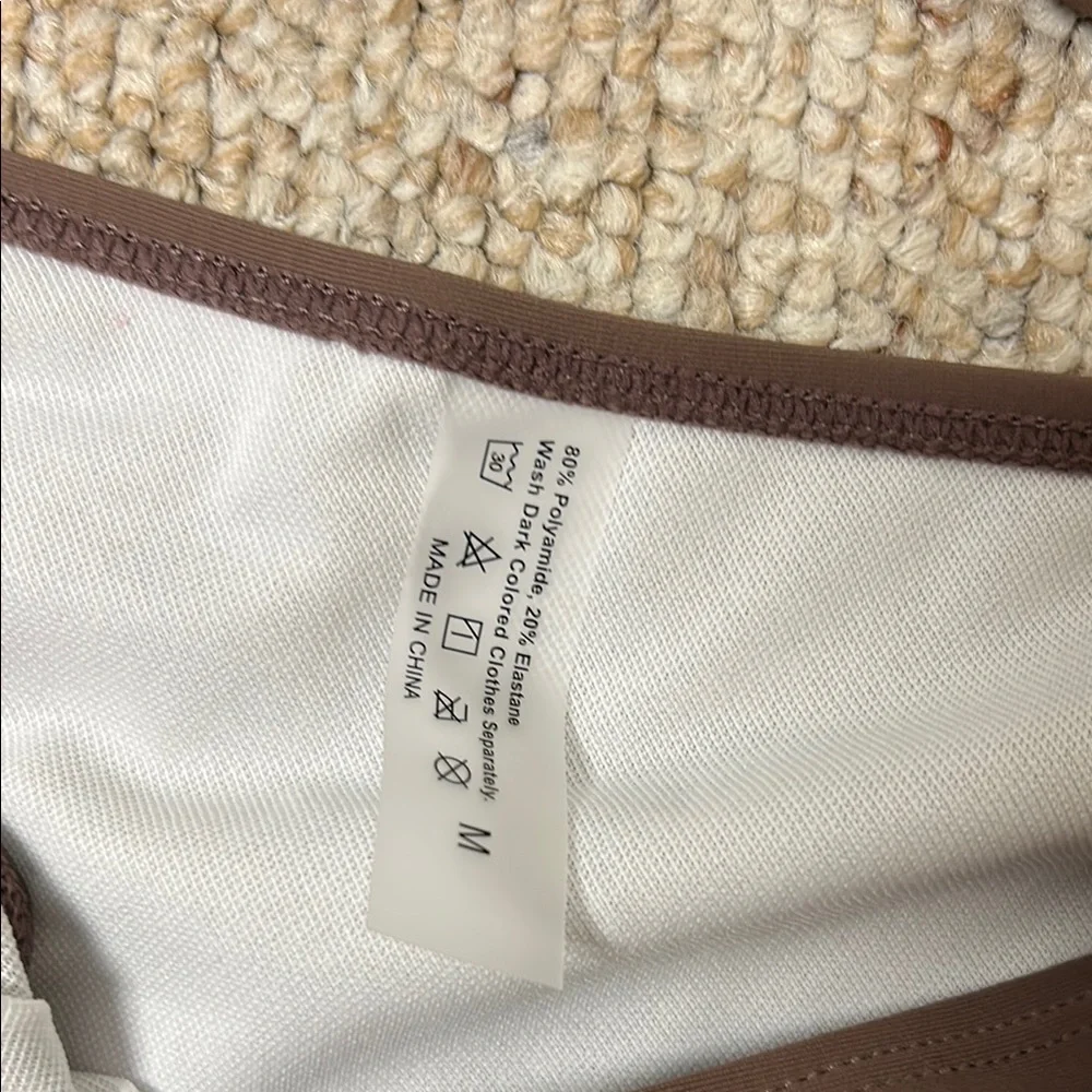 SHEIN Brown Triangle Bikini Set new in Bag
